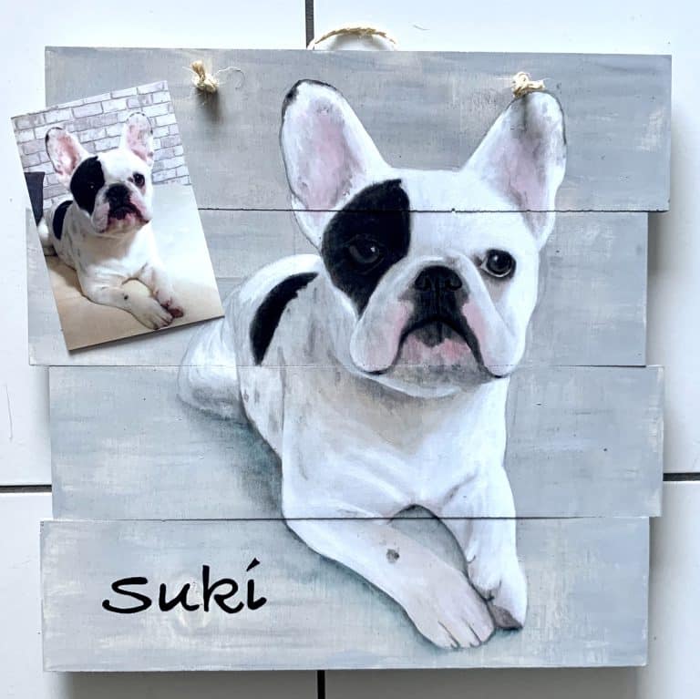 Portrait sur bois