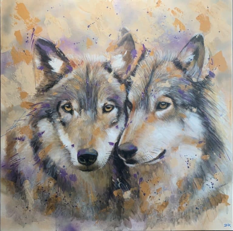 Format 80/80 cms, deux sujets